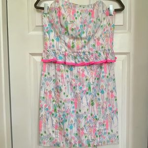 RARE Lilly Pulitzer Pop! Peplum Dress